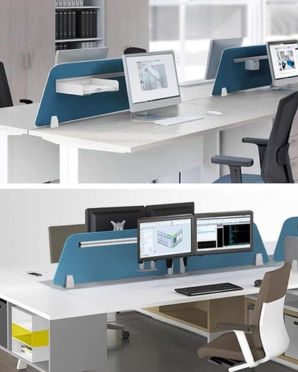 Acoustic Desk Divider - Portable Privacy Panels for Desk, Soundproof Partition for Home Office, Study Table, Workplace, Students - Enhance Focus and Productivity