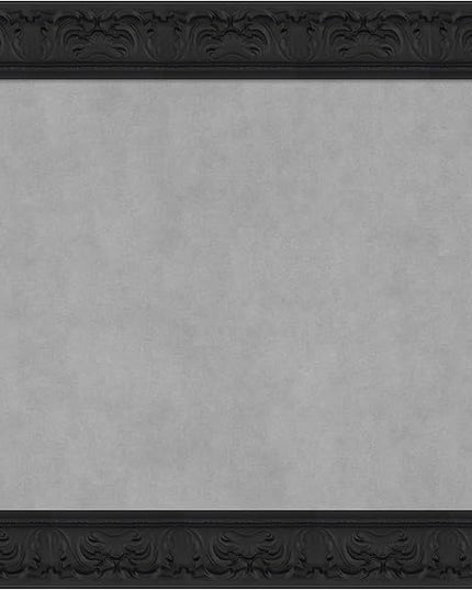 Amanti Art Black Framed Magnetic Board 27x31 Medium Vision Board for use with Magnets, 100% Metal Sheet to Display Items as Office Decor or for Home Organization in mudroom, Kitchen or Kids Room