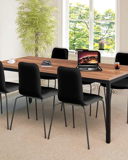 BIBOC Large Computer Desk Modern Simple Style Table 36X72 inches Office Desk Sturdy Writing Workstation Office Desk Writing for Home Office Desk Workstation Wide Metal Sturdy Frame