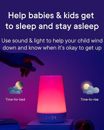 Hatch Rest Baby Sound Machine, Night Light | 2nd Gen | Registry Essential, Sleep Trainer, Routine Builder, Time-to-Rise Alarm Clock, White Noise Soother, Nursery Stories, Toddler Kids Bedroom (Wi-Fi)