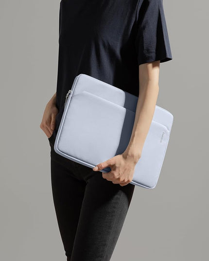tomtoc Slim Laptop Sleeve Case for 13-inch New MacBook Air M4/A3420 M3/A3113 M2/A2681, M1/A2337 2025-2018, MacBook Pro M2/M1, Water-Resistant Protective Carrying Case with Accessories Pocket