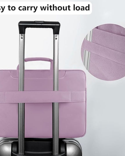 Laptop Shoulder Bag 13 13.3 14 Inch Case Compatible with MacBook Pro 14 2025-2021 M4/M3/M2/M1, Mac Air/pro 13-13.3 Inch and Most Popular 13-14 Notebooks,Spill-Resistant Briefcase, Purple