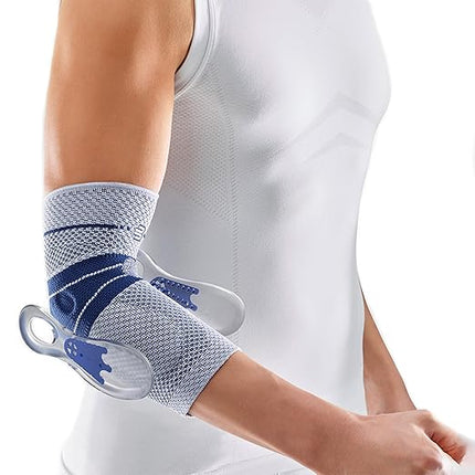 Bauerfeind - EpiTrain - Elbow Support - Targeted Compression for Chronic Elbow Pain - Size 0 - Color Black