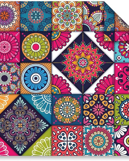 Origami Paper Kit 100 Sheets 70GSM 6 Inch Square Double Sided Color 100 Vivid Solid Colors for Hand Crafts Origami Paper Arts Creativity. Bohemian Blossom