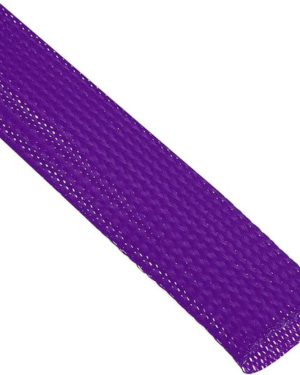 uxcell Expandable Sleeving, 1-inch 50ft Cable Sleeve, Purple