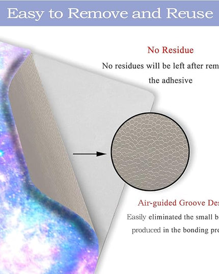 Laptop Skin Sticker Decal,12" 13" 13.3" 14" 15" 15.4" 15.6 inch Laptop Vinyl Skin Sticker Cover Art Protector Notebook (2 Wrist Pad Skins), Decorative Waterproof, Romantic Starry Night Sky