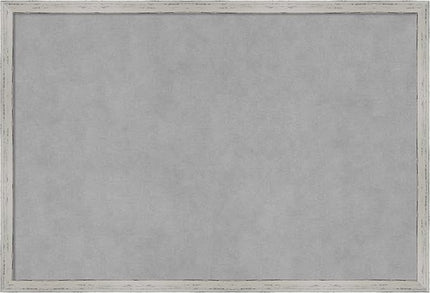 Amanti Art White Framed Magnetic Board 17x25 Medium Vision Board for use with Magnets, 100% Metal Sheet to Display Items as Office Decor or for Home Organization in mudroom, Kitchen or Kids Room
