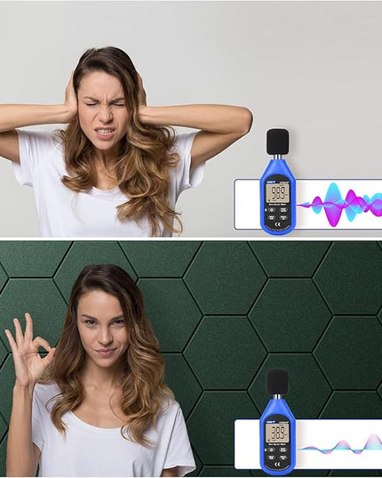 12 Pack Self-Adhesive Acoustic Panels 12" X 10" X 0.4" - Sound Proof Foam Panels with High Density, Stylish Hexagonal Design, Flame Resistant, Absorb Noise and Eliminate Echoes(Ink Green)