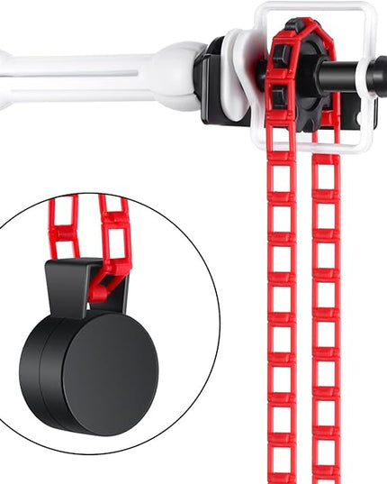 NEEWER Photography Single Roller Wall Mounting Manual Background Support System with 2 x Single Hook, 2 x Expand Bar, 1 x Chain, Load Capacity: 22lb/10kg