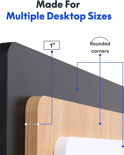 FLEXISPOT One-Piece Electric Standing Desk, 48 x 24 Inches Adjustable Desk with Seamless Desktop, Memory Controller Height Adjustment (Black Frame + Black Desktop, 2 Packages)