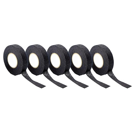 Wire Harness Tape, 3/4-Inch x 49-Foot (5-Pack), High Temp Wiring Loom Harness, Self-Adhesive Felt Cloth Electrical Tape for Automotive Engines, Noise Dampening, and Cable Protection