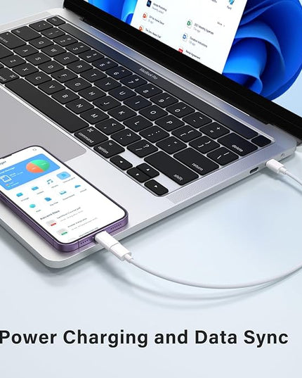 USB C Type C to Lightning Adapter MFi Certified 4 Pack 27W Fast Charging Support Data Sync,Lightning to USB Type C Cable Adapter for iPhone/iPad/for Airpods,with Anti-Lost Loop,Not for Audio/OTG