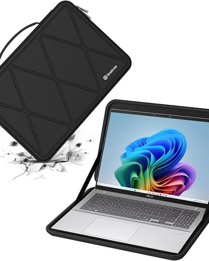 Smatree Hard EVA Protective Sleeve Case Compatible for 16 inch ASUS Vivobook 16X/16, for Vivobook S 16X, for 15.6 inch ASUS Chromebook C523/CX1, for 15.6 inch Zenbook Pro Duo 15 OLED Laptop Bag(X8286)