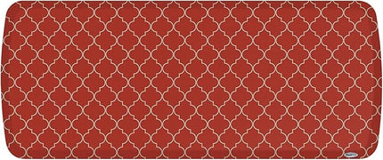 GelPro Elite Premier Anti-Fatigue Kitchen Comfort Floor Mat, 20x48", Lattice Garnet Stain Resistant Surface with therapeutic gel and energy-return foam for health & wellness