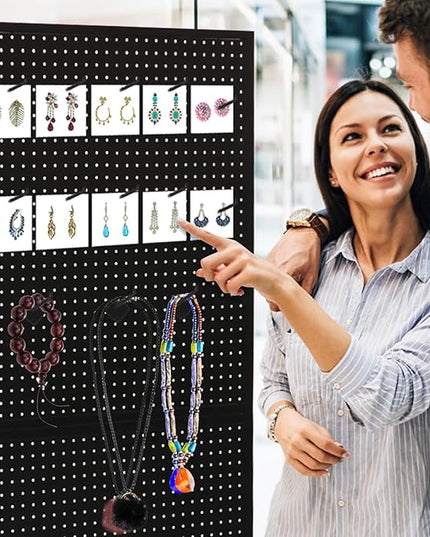 30 Packs 6-inch Long Metal Pegboard Hooks, Standard Hooks is Fit to Pegboard Panels
