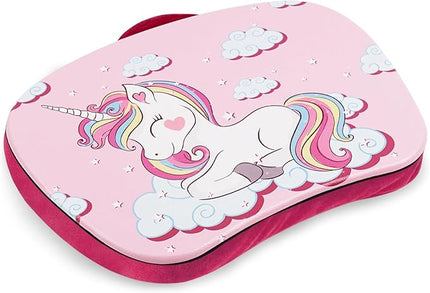 Jasenna Pets Lap Desk - Lapdesk Fits up to 11.6 Inch laptops - Drawing Table and Craft Desk (1-Unicorn)