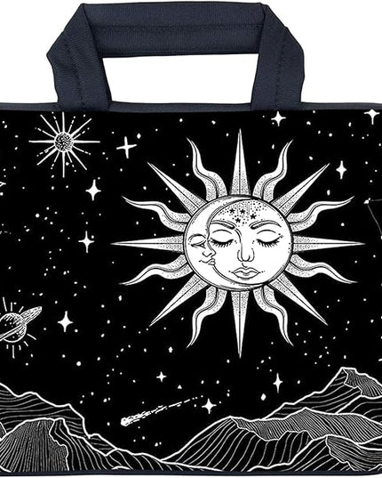 AMARY Laptop Sleeves 11.6" 12" Laptop Handle Bag Neoprene Notebook Carrying Pouch Chromebook Sleeves case Fit Apple MacBook Air HP DELL Lenovo Asus (Sun Moon)