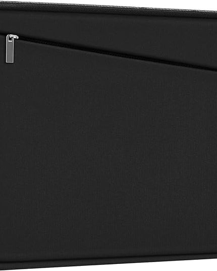 15 Inch Laptop Sleeve, Durable Computer Carrying Bag Protective Case Cover Briefcase Handbag with Front Pocket, Slim Laptop Case Cover for 15.4 Inch HP, Dell, Lenovo, Asus, Notebook, Black