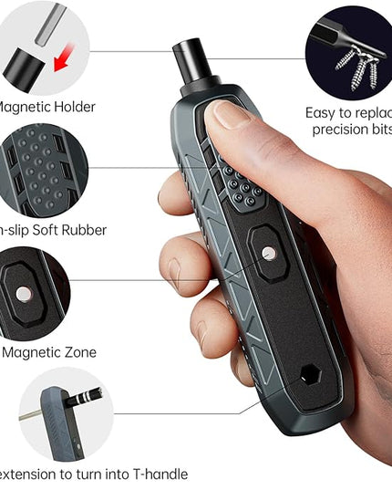 Precision Screwdriver Set with 21 Kinds of 160 Magnetic Bits, JAKEMY Multi-Bits Professional Laptop Screwdriver Repair Kit for Most Electronic Devices, Watch, Xbox, Console, Glasses, Doorbell, DIY