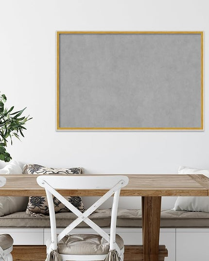 Amanti Art White Framed Magnetic Board 25x37 Large Vision Board for use with Magnets, 100% Metal Sheet to Display Items as Office Decor or for Home Organization in mudroom, Kitchen or Kids Room