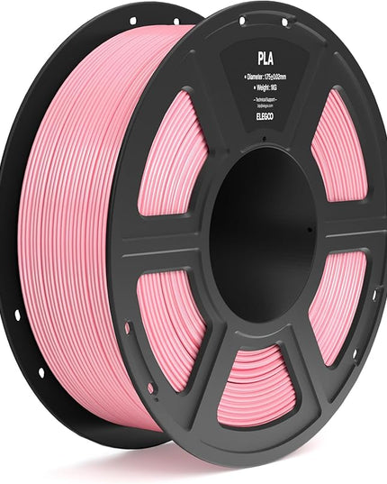ELEGOO PLA Filament 1.75mm Pink 1KG, 3D Printer Filament Dimensional Accuracy +/- 0.02mm, 1kg Spool(2.2lbs) Fit Most FDM 3D Printers