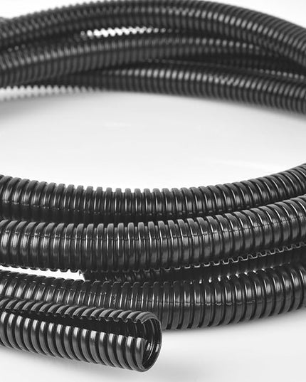 ALLWIN 10ft-1/4 10ft-3/8 10ft-1/2 Black Split Wire Loom Tubing Wire Conduit
