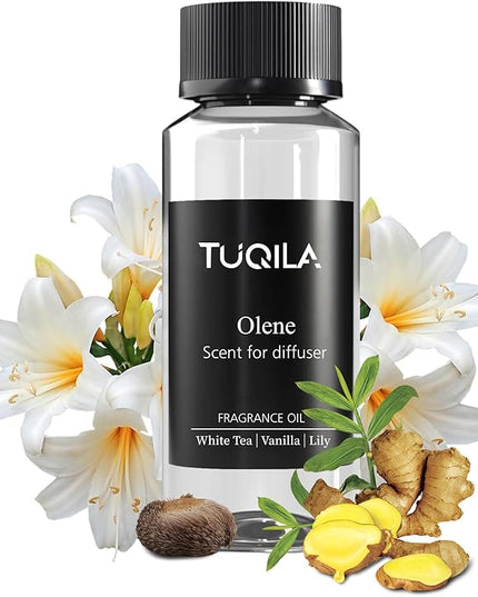 Tuqila Waterless Diffuser Oil Olene, Essential Scent Oil Usage Cold Air Waterless Diffuser, Luxury Scents Oils Fragrance Bottle120 ML Home Natural Flavour