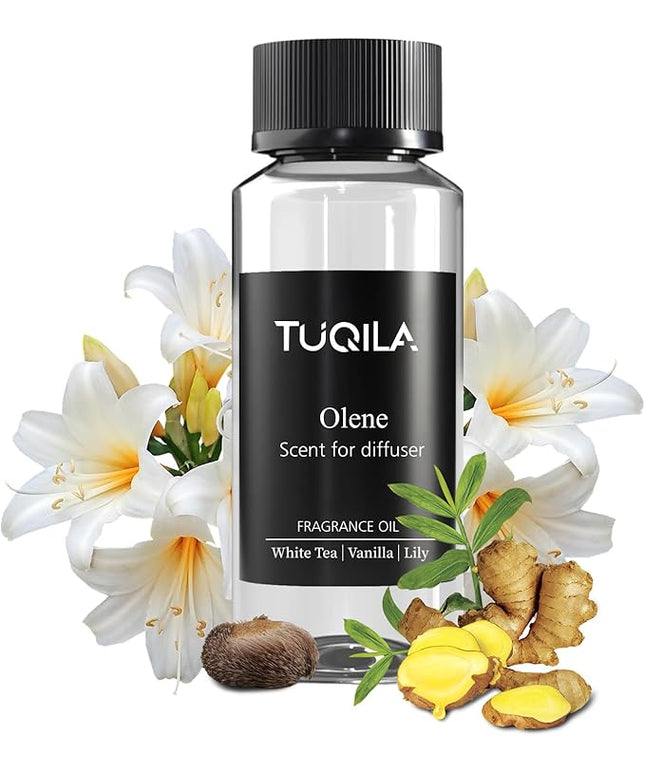 Tuqila Waterless Diffuser Oil Olene, Essential Scent Oil Usage Cold Air Waterless Diffuser, Luxury Scents Oils Fragrance Bottle120 ML Home Natural Flavour