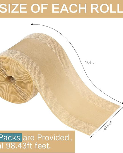 WILLBOND Carpet Cord Cover Cable Protector Floor Cover Cable Protector Management Only for Commercial Office Carpet(98.43 ft,Khaki)