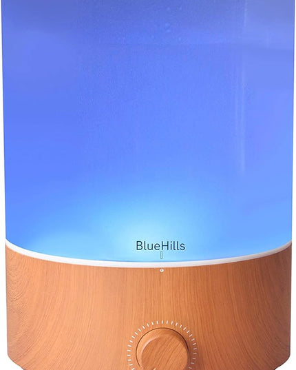BlueHills Premium 4000 ML XL Essential Oil Diffusers - 70 Hour Run Aromatherapy Diffuser & Air Humidifier Mist for Large Room 7 LED Colors Oil Big Diffuser Essential Oils for Home w/Auto Shut Off E403