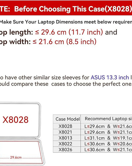Smatree Hard EVA Protective Sleeve Case Compatible for 13 inch ASUS Zenbook S 13 OLED Laptop, for 13.3 inch ASUS Zenbook S 13 Flip OLED Laptop (X8028)