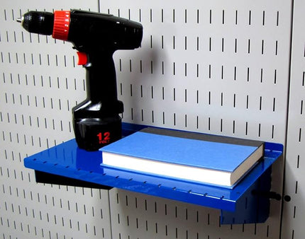 Wall Control Slotted Tool Board Workstation Accessory Kit Pegboard and Slotted Tool Board – Blue (Pack of 3)