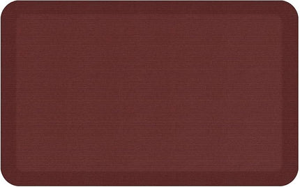 GelPro Designer Comfort Grasscloth Crimson Ergo-Foam Anti-Fatigue Kitchen Floor Mat, 20"x32"