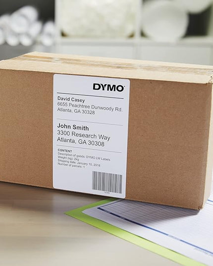 DYMO Authentic LW Extra-Large Shipping Labels DYMO Labels for LabelWriter 5XL and 4XL Label Printers Only White 4" x 6" 1 Roll of 220