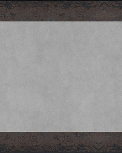 Amanti Art Black Framed Magnetic Board 21x25 Small Vision Board for use with Magnets, 100% Metal Sheet to Display Items as Office Decor or for Home Organization in mudroom, Kitchen or Kids Room