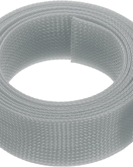uxcell Expandable Sleeving,2 3/4-inch 10ft Cable Sleeve, Gray