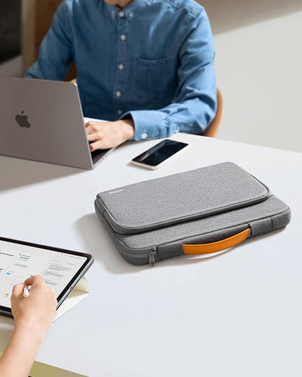 tomtoc 360 Protective Laptop Carrying Case compatible with 14-inch MacBook Pro M5/M4/M3/M2/M1 Pro/Max A3434 A3112 A3401 A3185 2025-2021, 12.9-13 Inch iPad Pro/Air, Water-Resistant Accessory Sleeve Bag