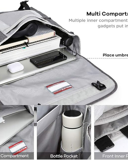 OIWAS Messenger Bag for Men, 15.6 Inch Laptop Crossbody Bags Women Casual Satchel Shoulder Bag College Travel Office Briefcase