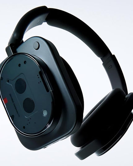 Nothing Headphone (1) Hybrid Active Noise Cancelling Headphones, Wireless Over-Ear Headphones with 6 Mics, 80Hrs Playtime, Hi-Res Audio, KEF-Tuned, Spatial Sound, Comfort Fit & Fast Charging Black