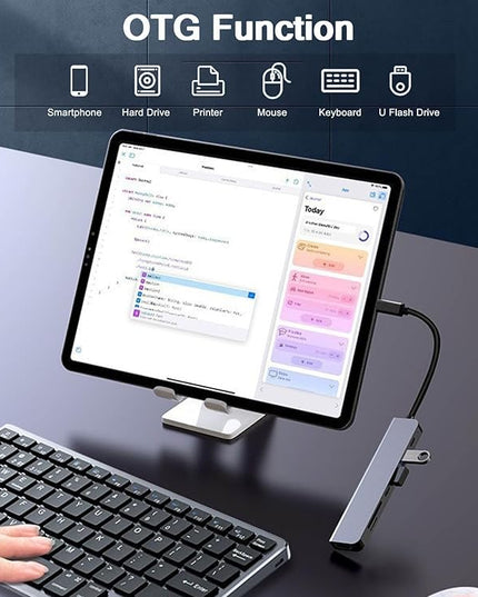 USB C Hub HDMI Adapter for Monitor, VIENON 9 in 1 USB Type C Laptop Docking Station with 4K HDMI, SD/TF Card Reader, 100W PD, Compatible for MacBook Pro, XPS Laptop (Supports DP ALT Mode)