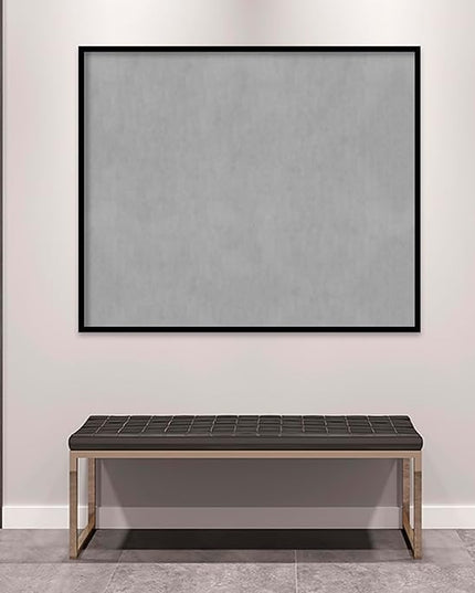 Amanti Art Black Framed Magnetic Board 41x49 Oversize Vision Board for use with Magnets, 100% Metal Sheet to Display Items as Office Decor or for Home Organization in mudroom, Kitchen or Kids Room