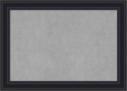 Amanti Art Black Framed Magnetic Board 20x28 Medium Vision Board for use with Magnets, 100% Metal Sheet to Display Items as Office Decor or for Home Organization in mudroom, Kitchen or Kids Room