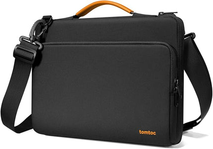 tomtoc 360 Protective Laptop Shoulder Bag for M4 MacBook Pro 16-inch M3/M2/M1 Pro/Max 2024-2019, The NEW RAZER BLADE 15/16, Dell Inspiron 16 Laptop, Water-Resistant Accessory Case