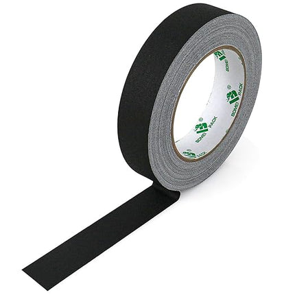 BOMEI PACK Black Gaffer Tape, Matte Non-Reflective, 1inch x 30yds No Residue Hand Tear Self-Adhesive Gaffer Tape for Labeling, Cable, Stage, Photography, Painters and Duct Repair, 1 Pack