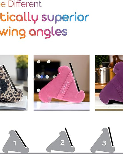 Flippy Original Tablet Pillow Stand & iPad Holder, Gift for Book Lovers & Readers, Multi-Angle Stand with Storage for Lap, Desk & Bed, Compatible with Kindle, Fire, iPad & Samsung, I Wanna Go to Miami