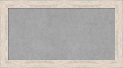 Amanti Art White Framed Magnetic Board 15x27 Small Vision Board for use with Magnets, 100% Metal Sheet to Display Items as Office Decor or for Home Organization in mudroom, Kitchen or Kids Room