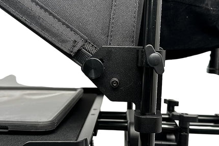 Glide Gear TMP 1000 Teleprompter – All Camera & Smartphones, Tablets – 17" Glass, Tray, Hard Case, No Assembly