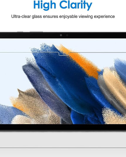 JETech Screen Protector for Samsung Galaxy Tab A8 (10.5-Inch, 2021 Model, SM-X200/X205/X207), 9H Anti-Scratch Tempered Glass Film, HD Clear with Easy Installation Tool, 2-Pack