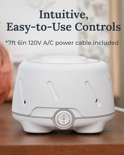 Yogasleep Dohm (2 Pack White/Gray) The Original White Noise Machine, Relaxing Natural Sound from a Real Fan, Sleep Aid & Noise Cancelling for Adults & Baby, Office Privacy & Meditation, Baby Registry