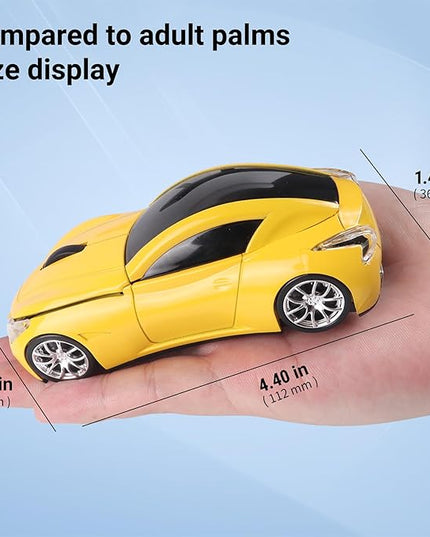 elec Space Car Mouse, Wireless Mouse (Yellow)